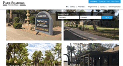 Desktop Screenshot of parkshadows.com